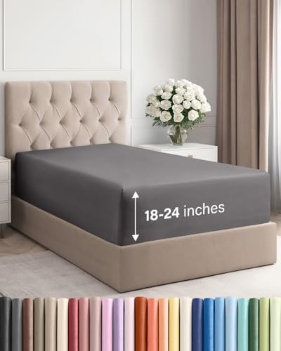 CGK Linens Deep Twin XL Fitted Sheet by CGKUnlimited