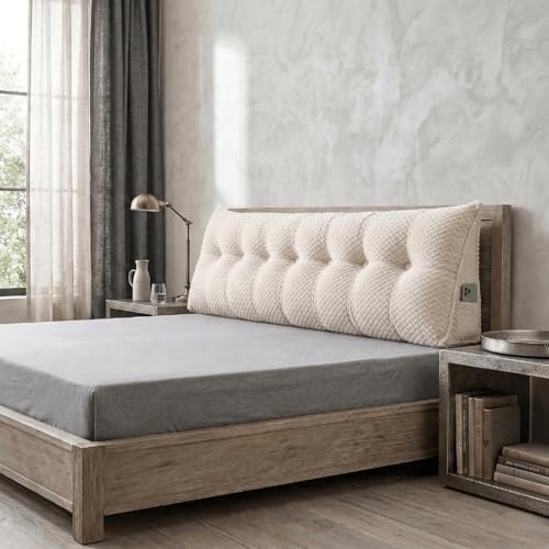 Headboard Pillow King Size, Reading Pillow by DVUAY