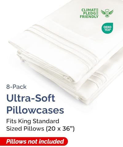King Standard Pillow Cases Set of 8 - Image 2