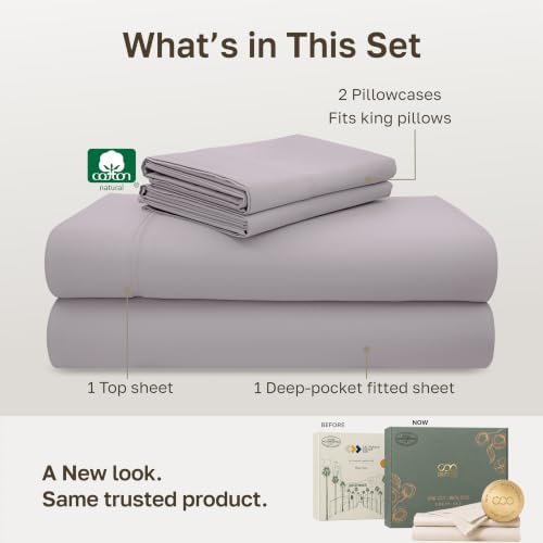 California Design Den Luxury 600 Thread Count King Bed Sheet Set - Image 3