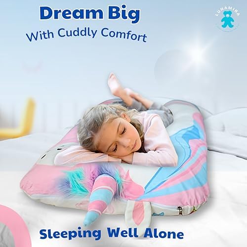 LUNAMIRA Unicorn Kids Body Pillow - Image 2