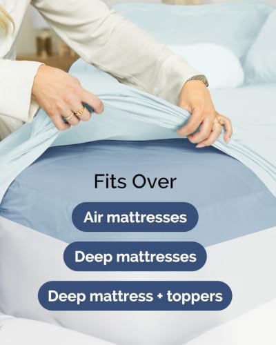 CGK Linens 2 Pack Extra Deep Queen Fitted Sheets - Image 7