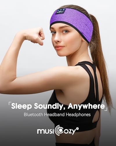 MUSICOZY Sleep Headphones Bluetooth Headband Headphones - Image 3
