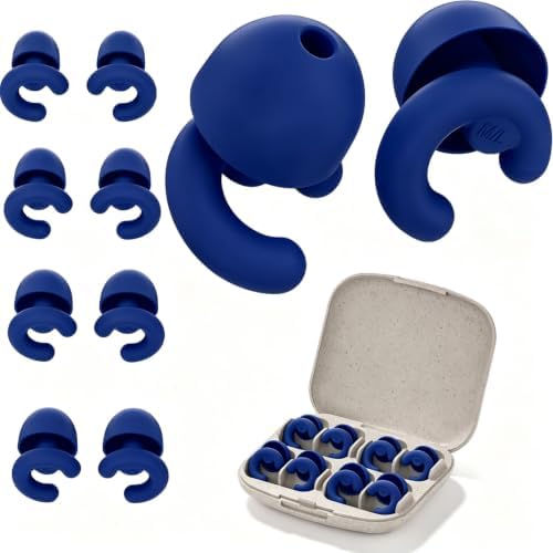 Noise Cancelling Ear Plugs Sleep 33dB NRR Side Sleep Small Ear by HeyFir