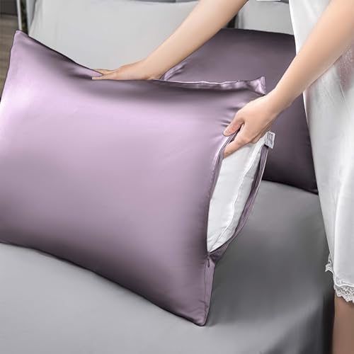 Mulberry Silk Pillowcase for Hair and Skin, Cooling Silk Pillow Case - Image 6