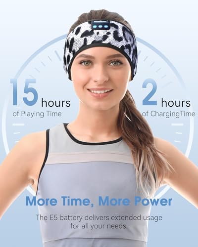 MUSICOZY Sleep Headphones Bluetooth Headband Headphones - Image 4