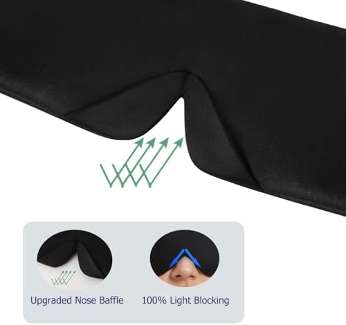 Mulberry Silk Sleeping Eye Mask, ALASKA BEAR Wraparound Style Comfort Ear Muff - Image 4