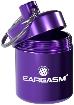 Eargasm Keychain Earplug Travel Carrying Case by Eargasm