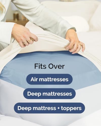 CGK Linens 2 Pack Extra Deep Cal King Fitted Sheets - Image 7