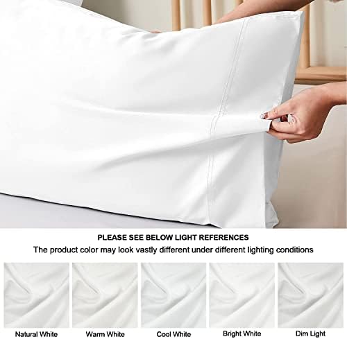 BEDELITE Pillow Cases Standard Size 2Pcs, Rayon Derived from Bamboo - Image 5