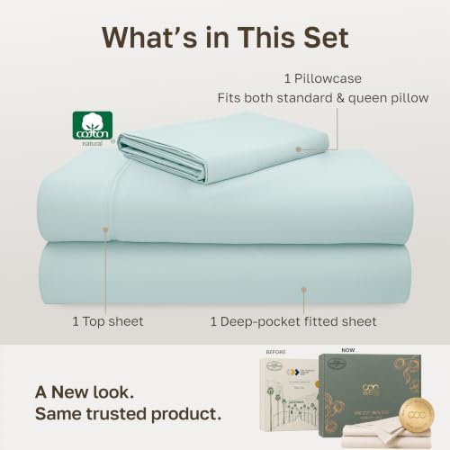 California Design Den 600 Thread Count Twin Bed Sheet Set - Image 3