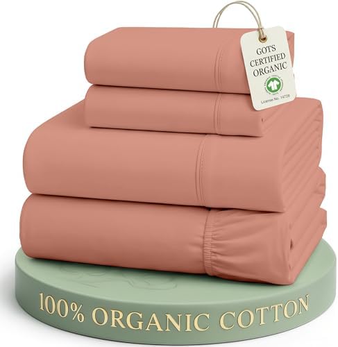 LANE LINEN California King Sheets 100% Organic Cotton 4pc Soft by LaneLinen