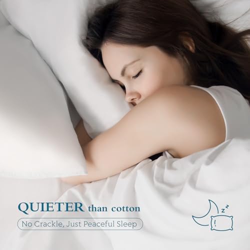 Cooling Pillowcases Queen Size Set of 2, Viscose Derived from Bamboo - Image 4