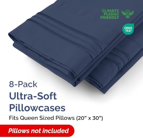 Queen Pillow Cases Set of 8 - Image 2