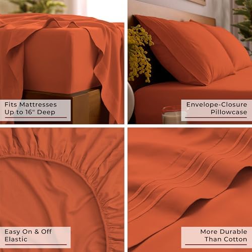 Mellanni Iconic 4-Piece, Ultra Soft Sheet Set - Image 5