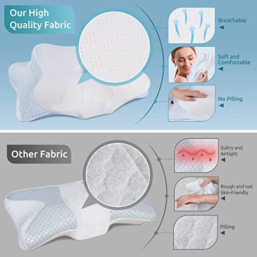 DONAMA Cervical Pillow for Neck and Shoulder, Contour Memory Foam Pillow - Image 5