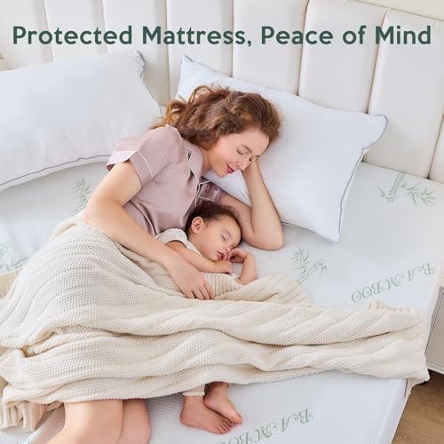 MUXHOMO 2 Pack Queen Mattress Protector, 100% Waterproof Mattress Cover Queen - Image 6