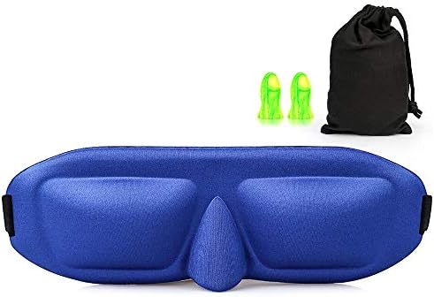 Sleep Eye Mask for Men Women 3D Contoured Cup, Concave Molded, Block Out Light - Image 2