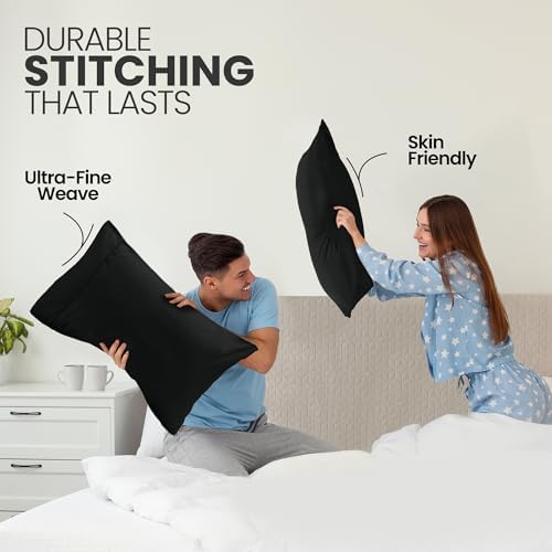 Pillow Covers Standard Size Set of 4, Soft and Comfy Pillow Cases - Image 4