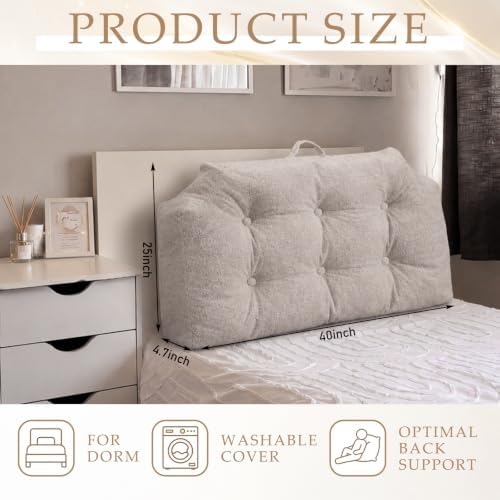 Cinnvoice Portable Headboard Pillow - Image 2