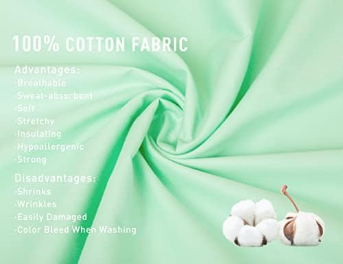 Sunflower Queen Pillowcases Set of 2, 100% Cotton Pillow Case, Zephyr Green - Image 6