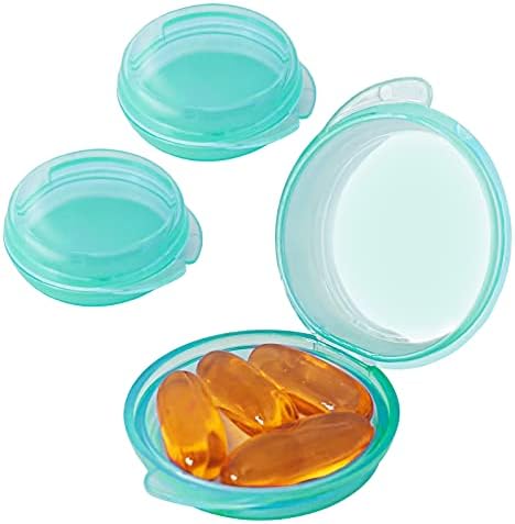 UHOUSE Small Pill Box, Daily Mini Pill Organizer Portable by UHOUSE