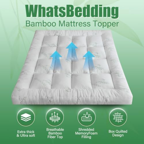 WhatsBedding 5 Inch Memory Foam Mattress Topper Full - Image 4