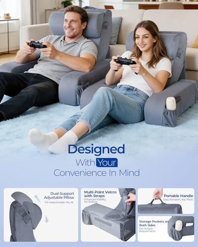 Kayfia Reading Pillow, 30-90° Stepless Adjust Angle & Height - Image 4