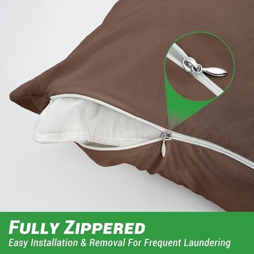 Gogreen Bamboo Rayon Waterproof Pillow Protector, Breathable Pillow Cover - Image 3