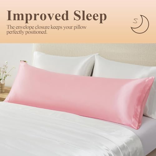 Silk Like Satin Body Pillowcase, 1 Pack, 20x54 Inches - Image 5
