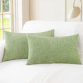 CaliTime Decorative Couch Throw Pillow Covers 26 X 16 Inches Sage Green by CaliTime