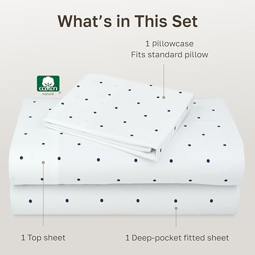 California Design Den Soft 100% Cotton Sateen Twin XL Bed Sheets Set - Image 4