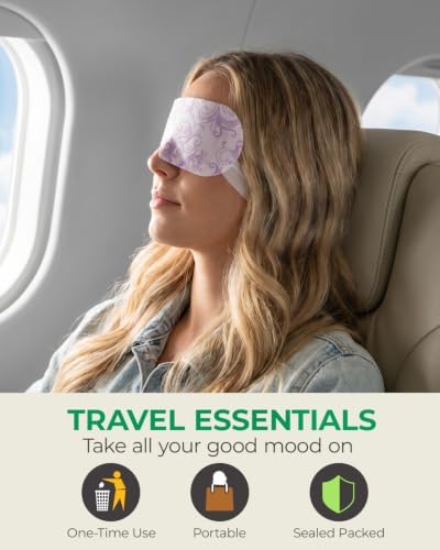 20-Pack Steam Eye Masks for Dry Eyes, Self Heating Warm Compress, 4 Flavors - Image 4