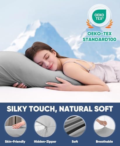 LUXEAR Cooling Pillow Cases for Hot Sleepers Set of 2 - Image 7