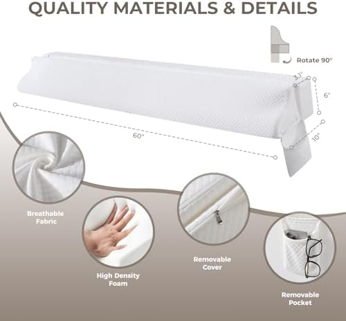 Bed Wedge Gap Filler Queen Size, Wedge Pillow - Image 6