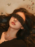 Mysterious Lace Masquerade Mask Sexy Blindfold Hollow Flower Lace Mask by Egfyqzbryn