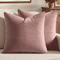 MIULEE Velvet Throw Pillow Covers 22x22 Inch Pack of 2 Jam by MIULEE