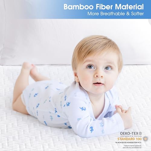 Hanherry 100% Waterproof Mattress Protector Full Size, Mattress Cover 3D Air - Image 2