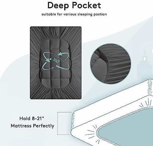 SameBed Mattress Topper King, Extra Thick Mattress Pad Cover - Image 4