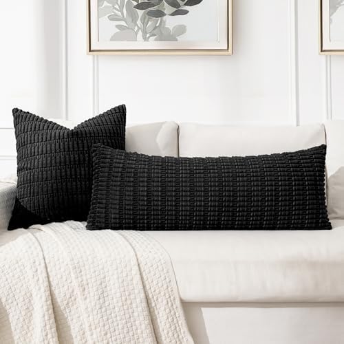 MIULEE Lumbar Corduroy Throw Pillow Cover - Image 3