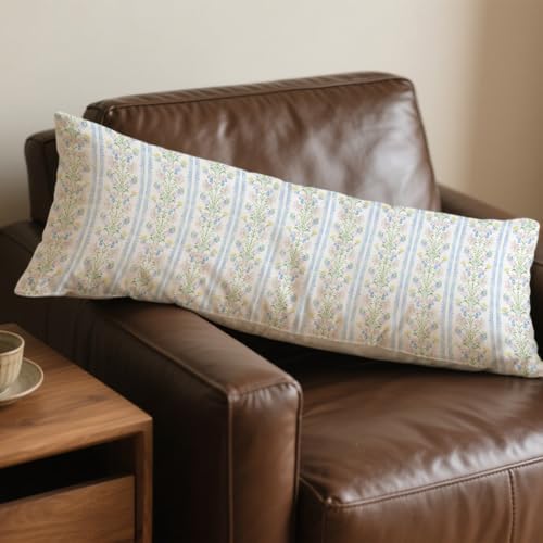 Coquette Preppy Floral 20x54 Body Pillow Cover, Girly Room Decor Aesthetic - Image 7
