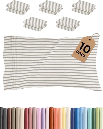 King Standard Pillow Cases Set of 10 by CGKUnlimited
