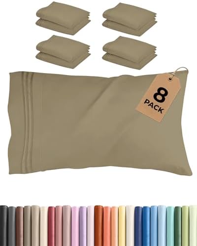 King Pillow Cases Set of 8 by CGKUnlimited