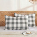 Merryword 100% Cotton Pillow Cases, King Size, Soft Breathable Bed Pillow Covers by Merryword