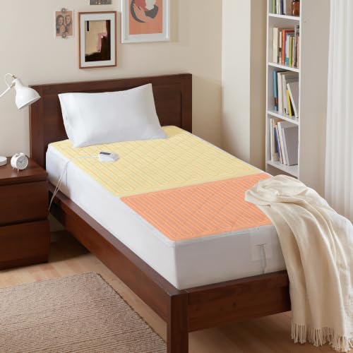 Serta Multi-Zone Heated Mattress Pad Dual Zone Body & Foot Twin by Serta