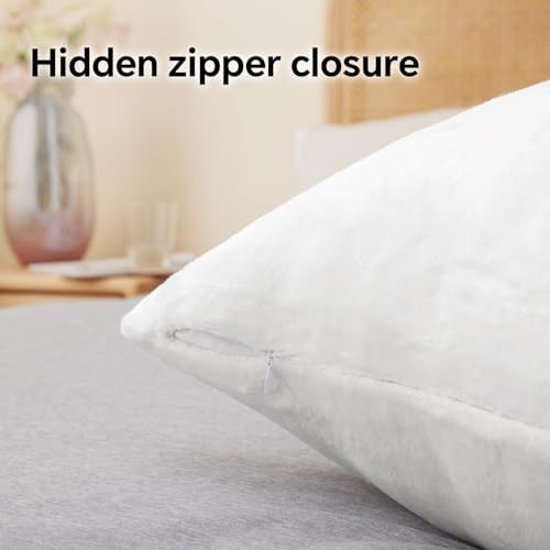 BEDELITE Flannel Pillowcases Standard Set of 2, Bright White, 20x26 Inches - Image 6