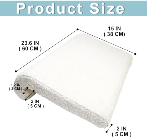2PCS Dorm Bed Hanging Wood Headboard Back Cushion, Pillow - Image 2