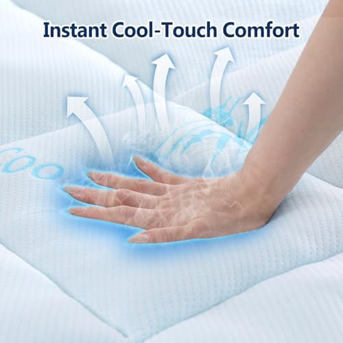 DOWNCOOL 100% Waterproof King Mattress Topper, Viscose Derived from Bamboo - Image 4