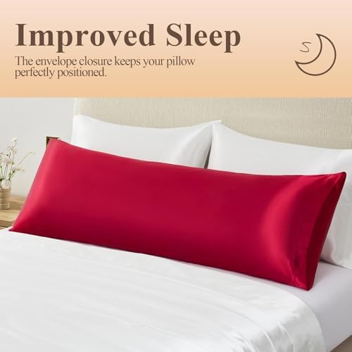 Silk Like Satin Body Pillowcase, 1 Pack, 20x54 Inches - Image 5