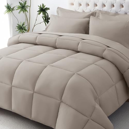 JOLLYVOGUE Twin XL Comforter Set, Ultra-Soft Bed in a Bag Twin XL Size 5 Pieces by JOLLYVOGUE